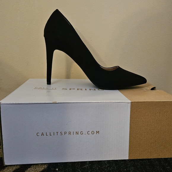 Call It Spring Shoes - Brand new - Call it Spring Black Stilettos